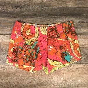 trina turk patterned shorts